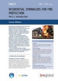Enlarge image Cover: Residential Sprinklers for Fire Protection: Introduction Pt. 1 - IHS BRE Press