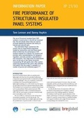 Cover: Fire Performance of Structural Insulated Panel Systems - IHS BRE Press