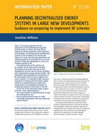 Enlarge image Cover: Planning Decentralised Energy Systems in Large New Developments - IHS BRE Press