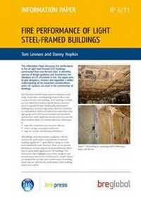 Enlarge image Cover: Fire Performance of Light Steel-framed Buildings - IHS BRE Press