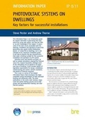 Cover: Photovoltaic Systems on Dwellings - IHS BRE Press