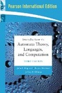 Cover: Introduction to Automata Theory, Languages, and Computation - Pearson