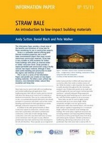 Enlarge image Cover: Straw Bale - IHS BRE Press
