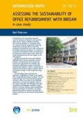 Cover: Assessing the Sustainability of Office Refurbishment with BREEAM - IHS BRE Press