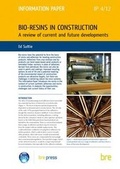 Cover: Bio-resins in Construction - IHS BRE Press