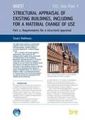 Cover: Structural Appraisal of Existing Buildings Including for a Material Change of Use - IHS BRE Press