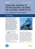 Cover: Structural Appraisal of Existing Buildings: Preparation for Structural Appraisal Pt. 2 - IHS BRE Press