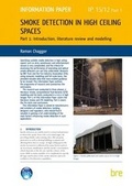 Cover: Smoke Detection in High Ceiling Spaces (2-part Set) - IHS BRE Press
