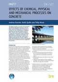 Cover: Effects of Chemical, Physical and Mechanical Processes on Concrete - IHS BRE Press