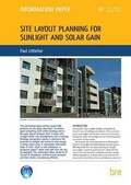 Cover: Site Layout Planning for Sunlight and Solar Gain - IHS BRE Press