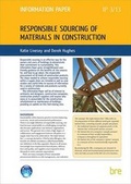 Cover: Responsible Sourcing of Materials in Construction - IHS BRE Press