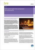 Cover: Obtrusive Light from Proposed Developments - IHS BRE Press