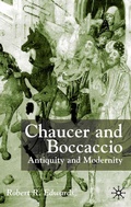 Cover: Chaucer and Boccaccio - Palgrave Macmillan