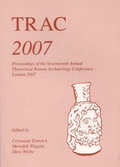 Cover: TRAC 2007 - Oxbow Books