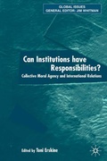 Cover: Can Institutions Have Responsibilities? - Palgrave Macmillan