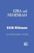 Cover: Ezra and Nehemiah - Sheffield Academic Press