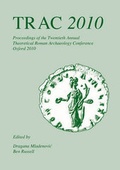 Cover: TRAC 2010 - Oxbow Books