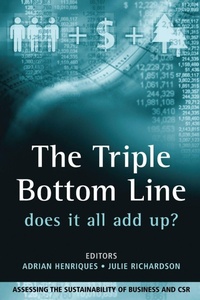 Enlarge image Cover: The Triple Bottom Line - Earthscan Ltd