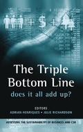 Cover: THE TRIPLE BOTTOM LINE - Earthscan Ltd