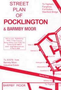 Abbildung von: Street Plan of Pocklington and Barmby Moor - WSN