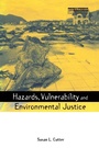 Cover: Hazards Vulnerability and Environmental Justice - Earthscan Ltd