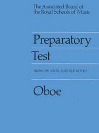 Abbildung von: ABRSM Preparatory Test Oboe - Associated Board of the Royal Schools of Music