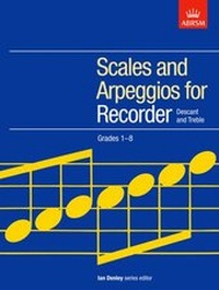 Abbildung von: Scales and Arpeggios for Recorder (Descant and Treble), Grades 1-8 - Associated Board of the Royal Schools of Music