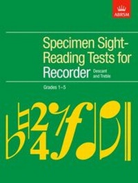 Abbildung von: Specimen Sight-Reading Tests for Recorder, Grades 1-5 - Associated Board of the Royal Schools of Music