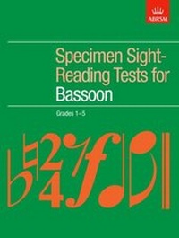 Abbildung von: Specimen Sight-Reading Tests for Bassoon, Grades 1-5 - Associated Board of the Royal Schools of Music