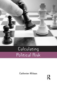 Enlarge image Cover: Calculating Political Risk - Earthscan Ltd