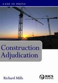 Abbildung von: Construction Adjudication - RICS Books