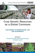 Cover: Crop Genetic Resources as a Global Commons - Earthscan Ltd