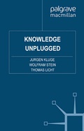 Cover: Knowledge Unplugged - Palgrave Macmillan
