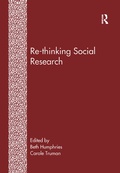 Cover: Re-Thinking Social Research - Ashgate Publishing Limited