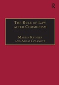 Cover: The Rule of Law after Communism - Dartmouth Publishing Co Ltd