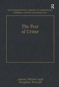 Cover: The Fear of Crime - Dartmouth Publishing Co Ltd