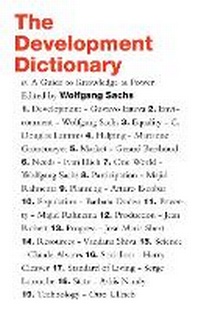 Enlarge image Cover: The Development Dictionary - Zed Books Ltd