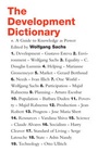 Cover: The Development Dictionary - Zed Books Ltd