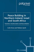 Cover: Peacebuilding in Northern Ireland, Israel and South Africa - Palgrave Macmillan