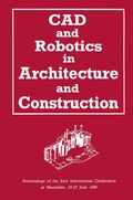 Cover: CAD and Robotics in Architecture and Construction - Kluwer Academic Publishers