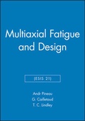 Cover: Multiaxial Fatigue and Design (ESIS 21) - Wiley