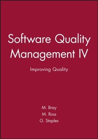Enlarge image Cover: Software Quality Management IV - Wiley