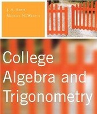 Abbildung von: College Algebra & Trigonometry plus MyMathLab Student Access Kit - Pearson