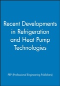 Cover: Recent Developments in Refrigeration and Heat Pump Technologies - Wiley