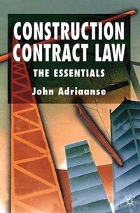 Abbildung von: Construction Contract Law - Palgrave Macmillan
