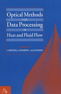 Enlarge image Cover: Optical Methods for Data Processing in Heat and Fluid Flow - Wiley