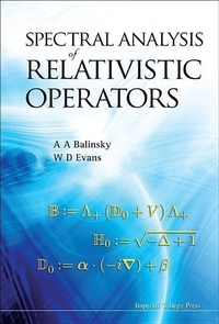 Abbildung von: Spectral Analysis Of Relativistic Operators - Imperial College Press