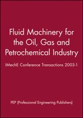 Cover: Fluid Machinery for the Oil, Gas and Petrochemical Industry - Wiley