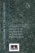 Cover: International Conference on Statistics and Analytical Methods in Automotive Engineering - Wiley