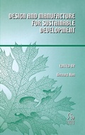 Cover: Design and Manufacture for Sustainable Development - Wiley